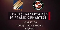 TBL 13. Hafta TOFAŞ-Sakarya BŞB Maç Anonsu